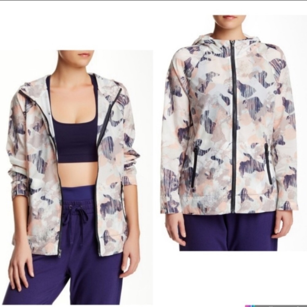 NYDJ Multicolor Hooded Jacket